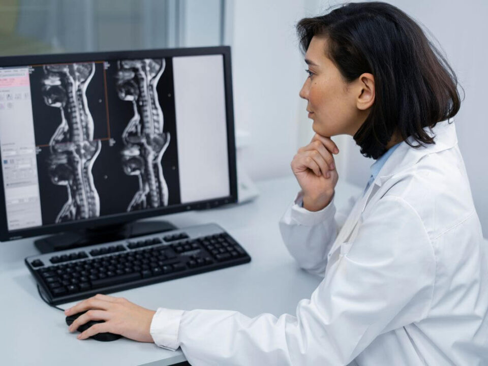 Nyaki gerinc MR vizsgálat kiértékelése radiológus által